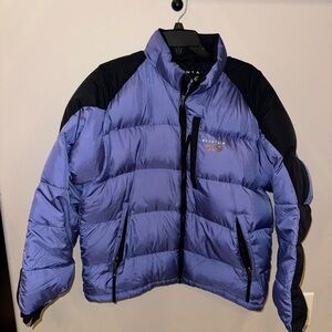 Mountain Hardwear Purple and Black Puffer Jacket